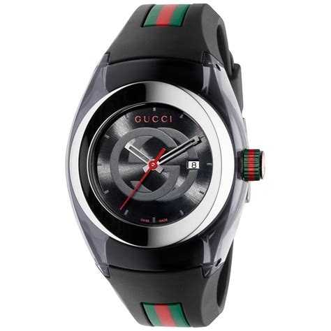 gucci sync stainless steel rubber watch|Gucci sync watch band replacement.